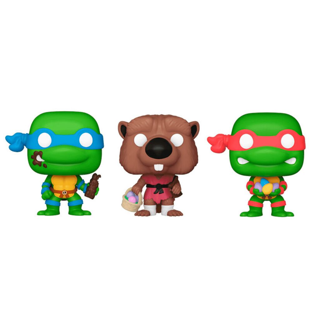 Carrot Pocket POP Blister: 3 Figurice Ninja Kornjače - Splinter, Leonardo, Raphael slika 4