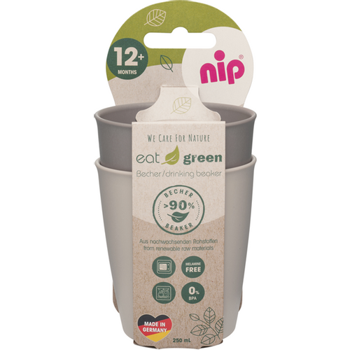 nip® Eat Green Čaša 250ml 2kom, Bež slika 2