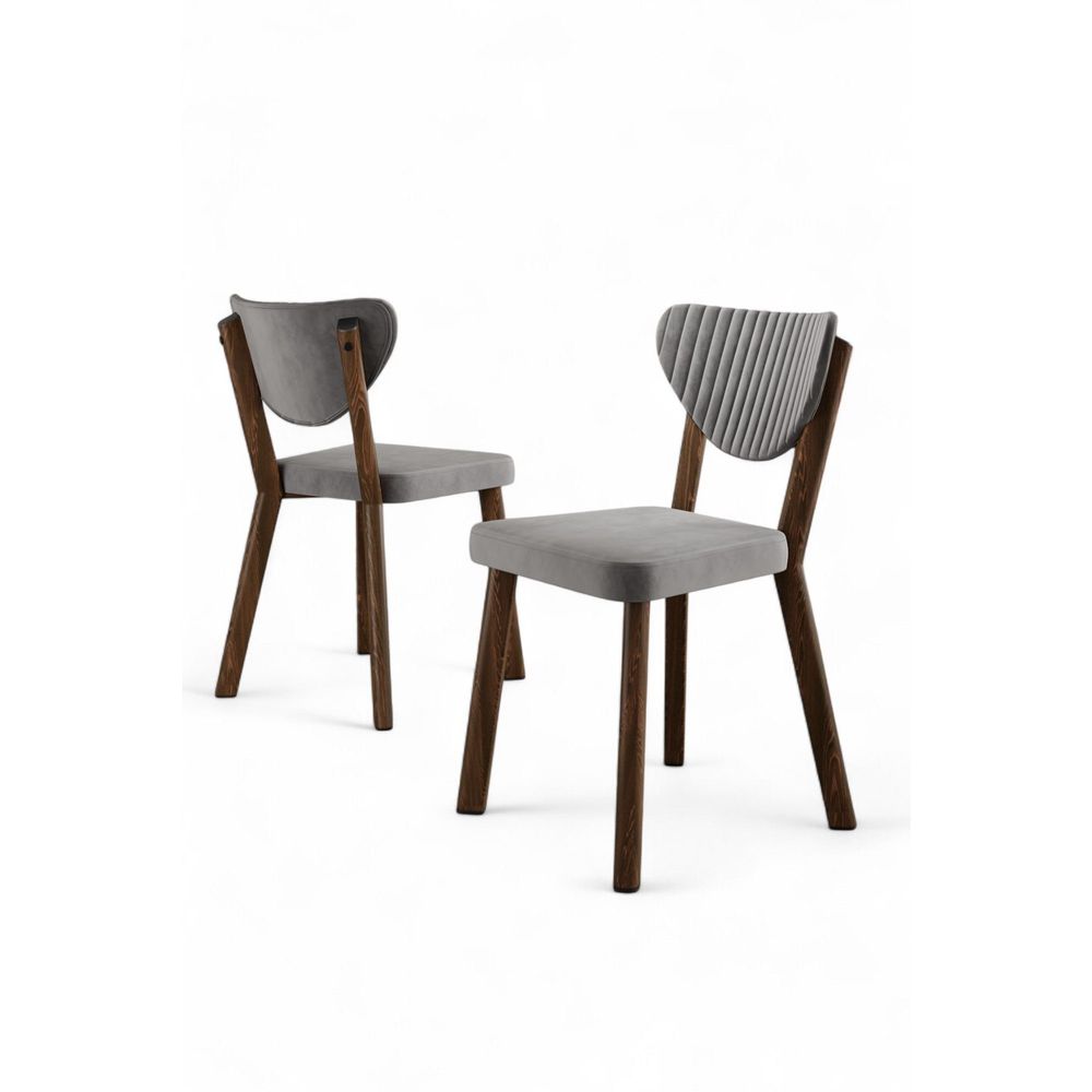 Set Stolica (6 Komada) Arfe - Boje: Siva, Smeđa, Siva/Smeđa slika 2