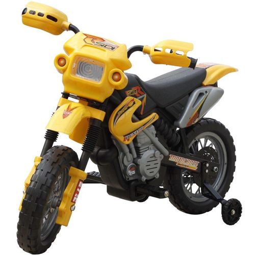 Dječji električni žuti motocikl slika 1