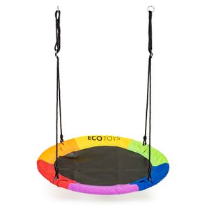 EcoToys dječja ljuljačka gnijezdo roda 100cm šarena