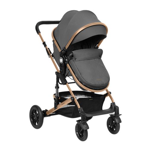 Kikka Boo kolica 3u1 Amaia + košara + autosjedalica - Dark Grey slika 3