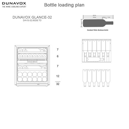 DAVG-32.80DSS.TO DUNAVOX vinska vitrina slika 6