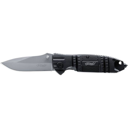 Walther Silver TacKnife STK 5.0717 outdoor nož s futrorom, sa sigurnosnim remenom, s klipom  crna slika 1