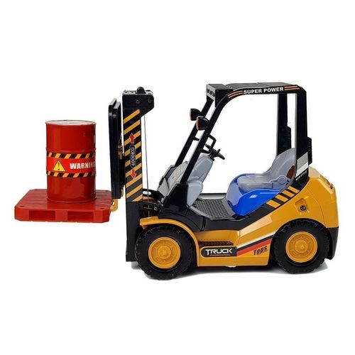 Viličar na daljinsko upravljanje Forklift R/C s rekvizitima - žuti slika 4