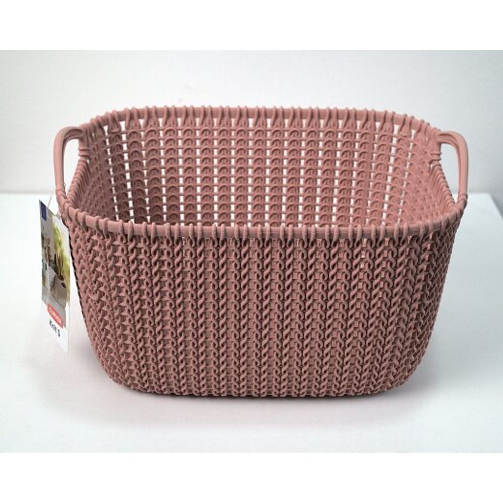 Curver Knit Korpa za odlaganje 8L roza slika 1