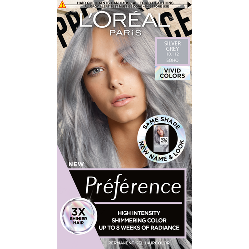 L'Oreal Paris Preference Vivids farba za kosu Silver Grey 10.112 slika 1