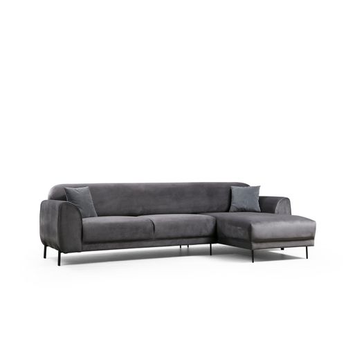 Atelier Del Sofa Kutna garnitura na razvlačenje, Antracit, Image Corner Right ( L3-Chl ) - Anthracite slika 7