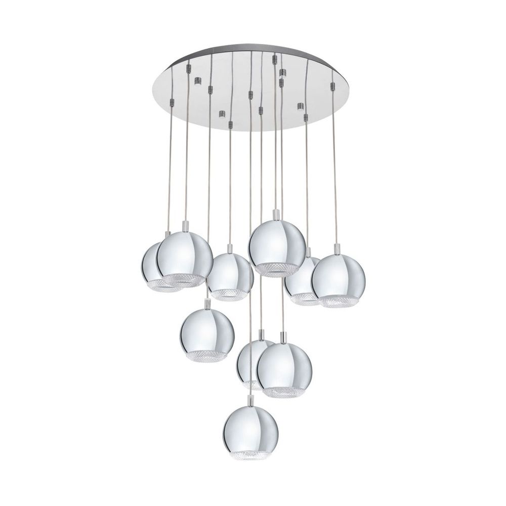 Eglo Conessa visilica/10, led, gu10, 10x3,3w, krom  slika 3