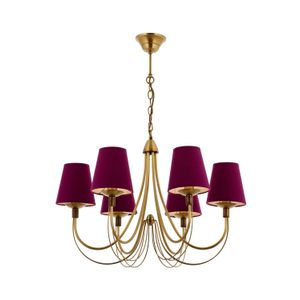 Av-4325-6E Purple
Gold Chandelier