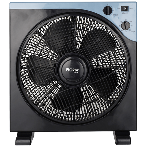 Floria ventilator, podni, promjer 30 cm, timer, 40 W, crni - ZLN2355/BK slika 1