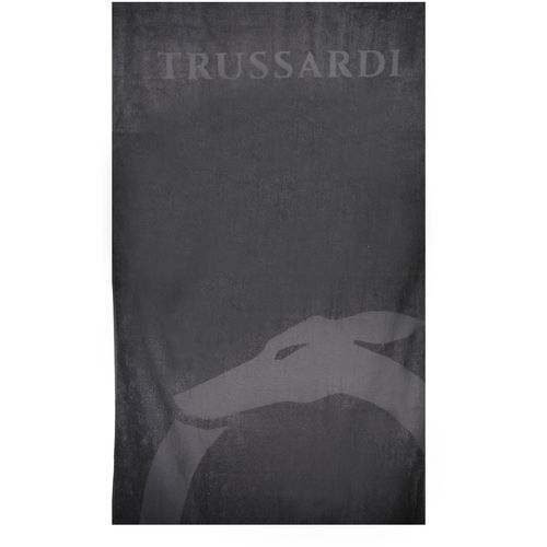 TRUSSARDI JEANS MEN'S BEACH TOWEL BLACK slika 1