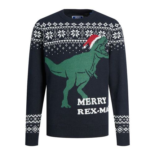 Dječji Pulover Jack & Jones T REX Mornarsko plava 14 godina slika 1