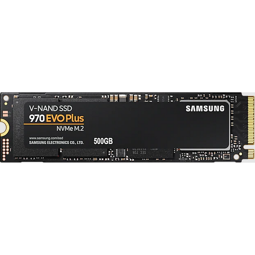 Samsung MZ-V7S500BW M.2 NVMe 500GB SSD 970 EVO PLUS, V-NAND, Read up to 3500, Write up to 3200MB/s (single sided), 2280 slika 1