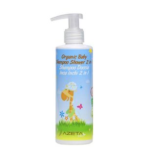 Azeta Bio organska uljana beby šampon/kupka 200 ml 0+M (omega 3,6,9)