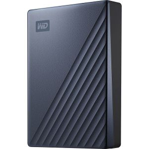 Western Digital WDBFTM0040BBL-WESN External HDD 4TB, USB3.2 Gen 1 Type-C (5Gbps), My Passport Ultra, Blue