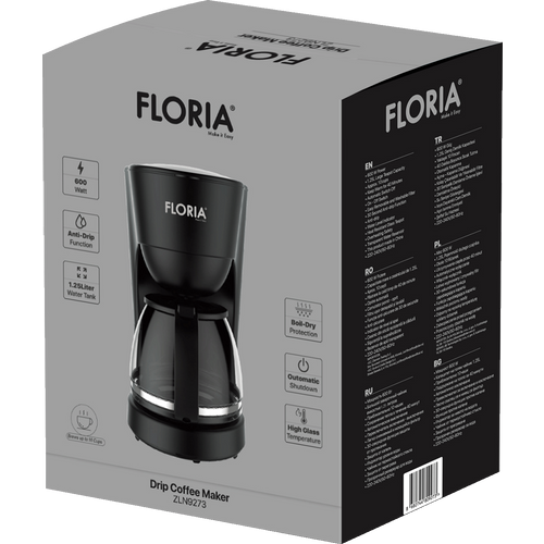 Floria Aparat za filter kafu, 600W - ZLN9273 slika 2
