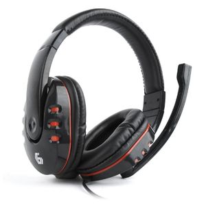 Gembird GHS-402 Gaming Headset with Volume Control, 3.5mm Stereo, Glossy Black