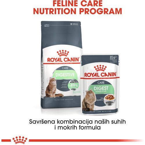 ROYAL CANIN FCN Digestive Care, potpuna i uravnotežena hrana za odrasle mačke s probavnim smetnjama, 2 kg slika 3
