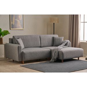 Mane Right - Sivi Ugaoni Sofa-Krevet