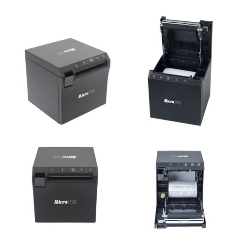 MicroPOS SLK-TS500 Termalni POS Printer - USB i Serijski, Crni slika 2