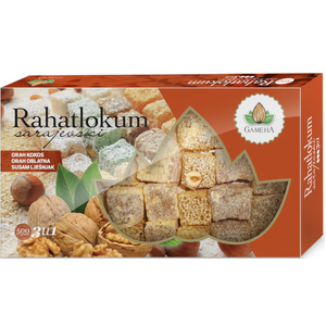 Rahatlokum orah, kokos, lješnjak i vafli 250g