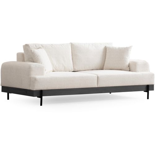 Eti Black 3 Seater - White White 3-Seat Sofa slika 9