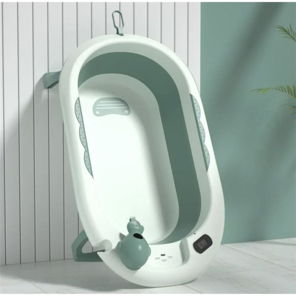 Nesta Sklopiva kadica sa termometrom, posudom i podlogom za kupanje Ocean, Green slika 2