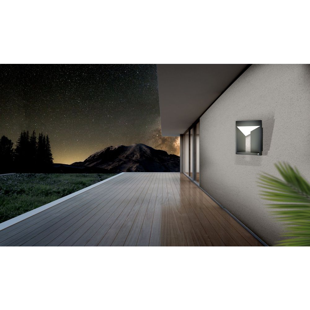 Eglo zidna rasvjeta nembro led 10w 3000k 1000lm crno/bijelo v:290mm slika 3
