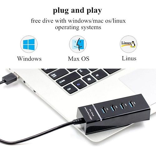 USB HUB 3.0 4 Porta KT-HUSB.34 slika 3