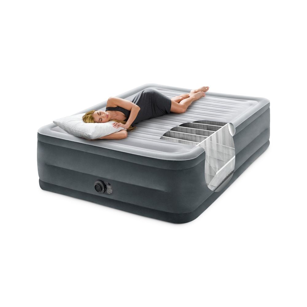 Intex krevet vazdušni queen comfort plush high 152x203x56 cm 64418ND slika 2