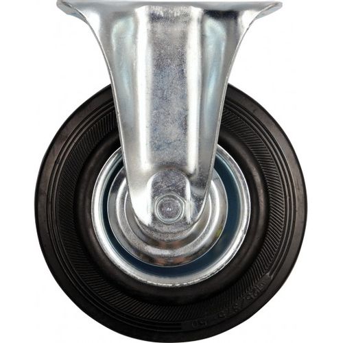 Vorel fiksni kotač s crnom gumom 160mm 87305 slika 1