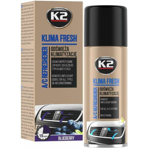 K2 Klima Fresh osvježivač zraka s mirisom borovnice 150 ml slika 1