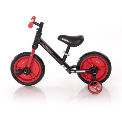 LORELLI ENERGY 2u1 Dječji Balansirajući Bicikl ili Bicikl s pedalama i Pomoćnim kotačima Black/Red (2-4 god.) slika 3