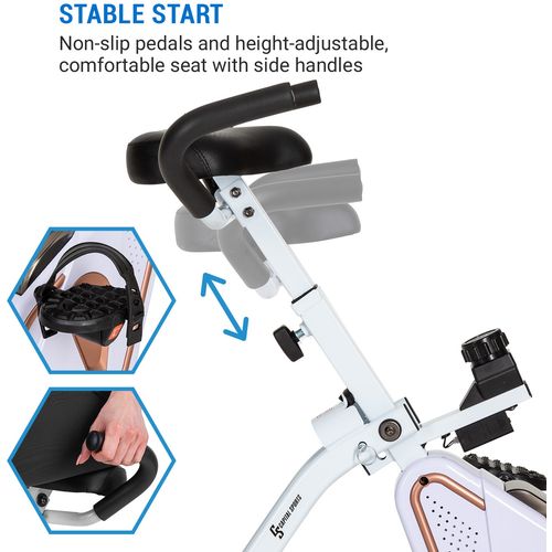 Capital Sports Azura Desk Bike sobni bicikl, Rosegold slika 3