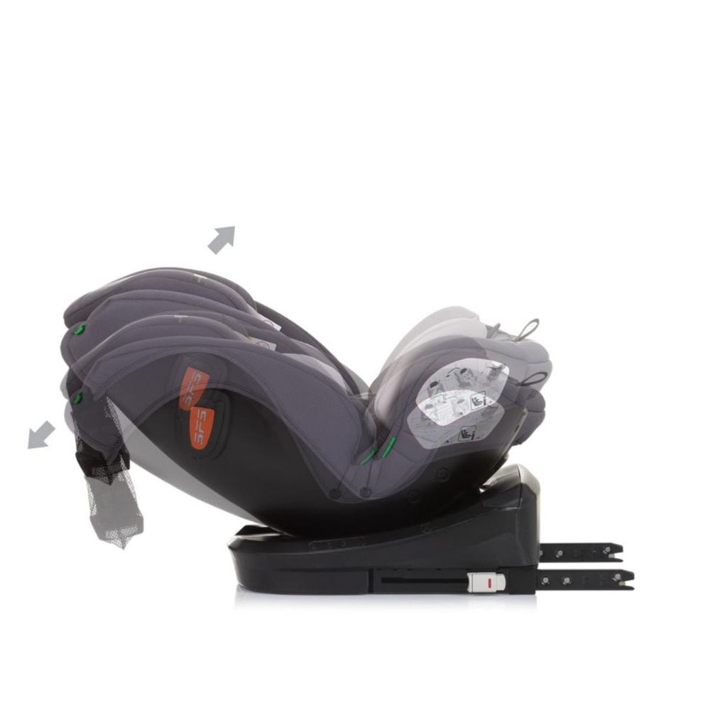 Chipolino Autosjedalica Volare i-Size 40-150cm Isofix Stkvlr02402gn, Granite slika 9