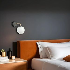 Pablo Siyah Beyaz Camlı Aplik Black
Fume
Gold Wall Lamp