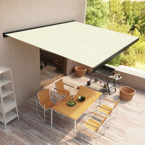 Motorizirana kazetna tenda 450 x 300 cm krem slika 28