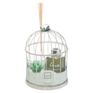 Atmosphera mirisni set lola zen 13,5x19cm staklo/metal/ulje/vosak višebojni