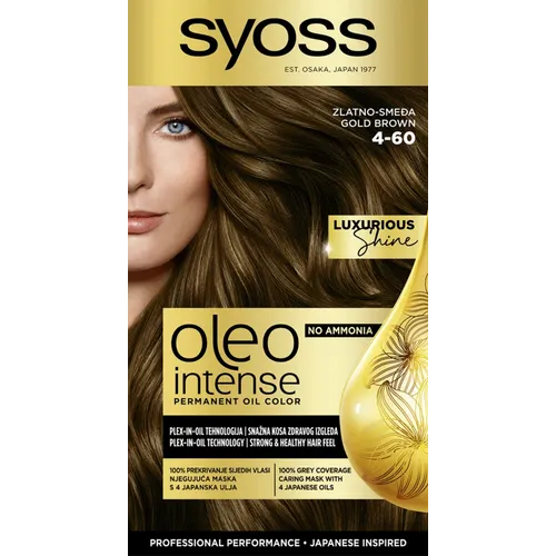 Syoss Oleo Intense Farba za kosu 4-60 Gold Brown   slika 1