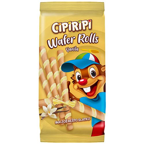 CIPIRIPI wafer rolls vanilla 150g slika 1