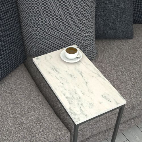 Callen - White Marble Black
White Side Table slika 4