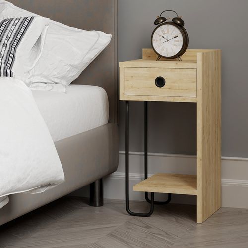 Sirius Right - Oak Oak Nightstand slika 9