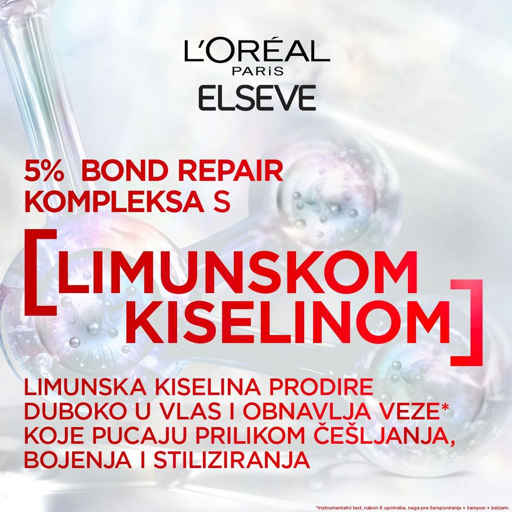 L'Oréal Paris Elseve Bond Repair Šampon za kosu 200 ml slika 5