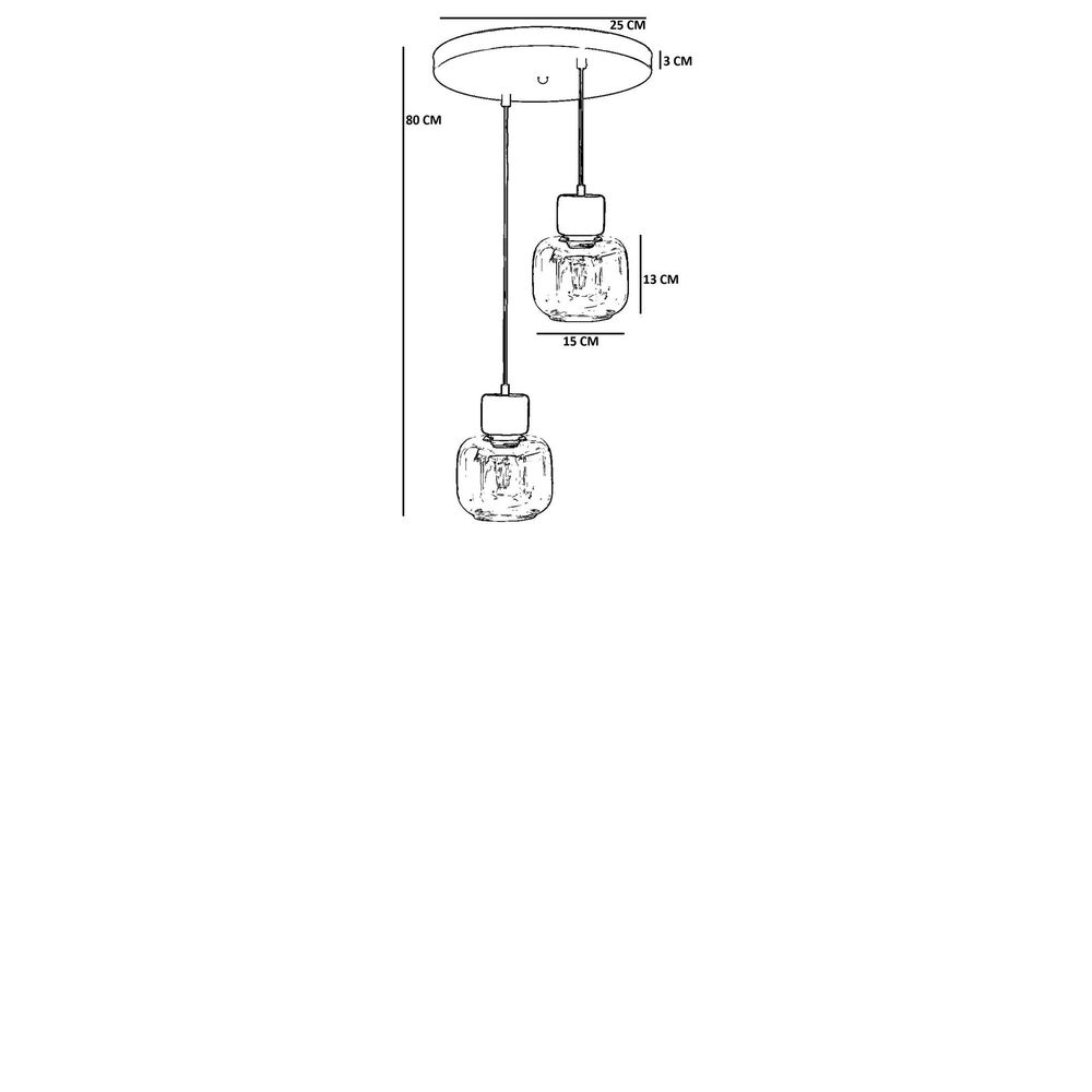 Opviq Luster 710, Siva, Hrast, Crna slika 4