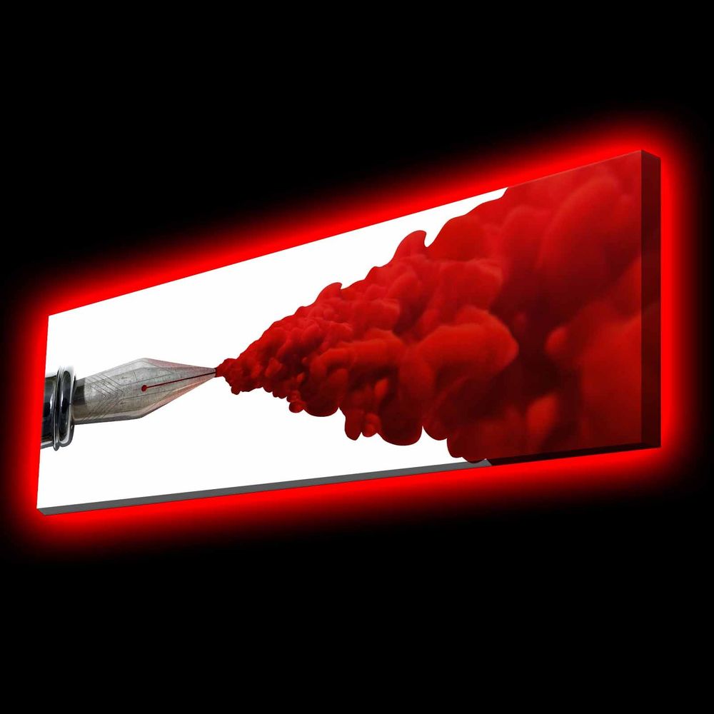 3090KTLGDACT - 007 Višebojna Dekorativna Slika na Platnu sa LED Osvjetljenjem slika 2