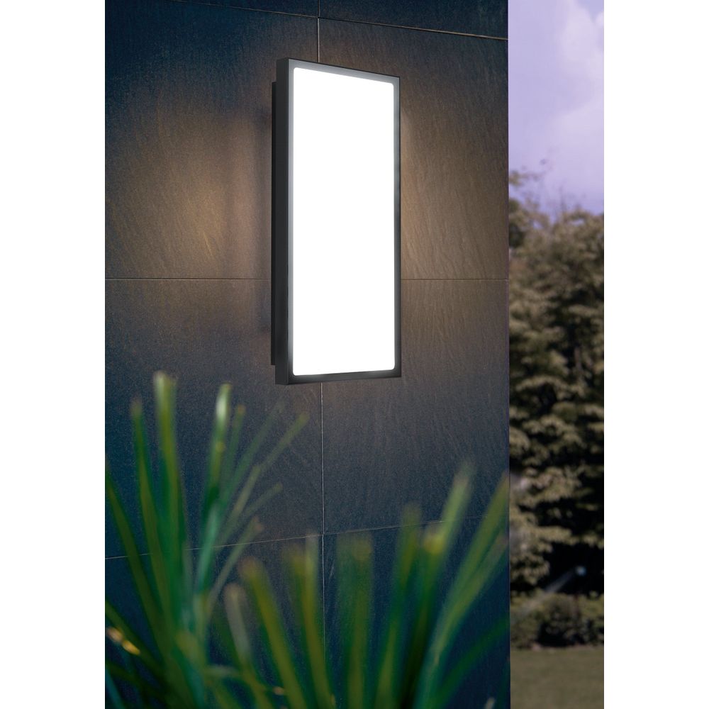 Eglo zidna rasvjeta casazza led 18,5w 3000k 2650lm crno/bijelo v:570mm slika 2