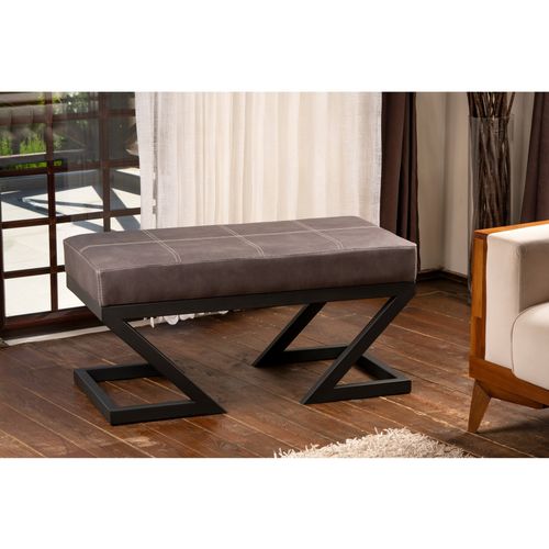 Ago Metal Profil Ayaklı - Anthracite Anthracite Pouffe slika 1