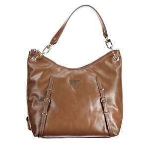 GUESS JEANS WOMEN'S BAG BROWN