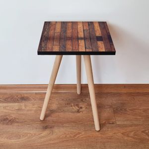 Pomoćni stolić Shp332 - Boje: Braon, Kamila